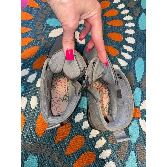 Blowfish Malibu Gray Combat Boots – Size 8.5 - Picture 8 of 11